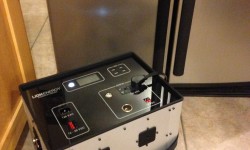 Lion powering refrigerator