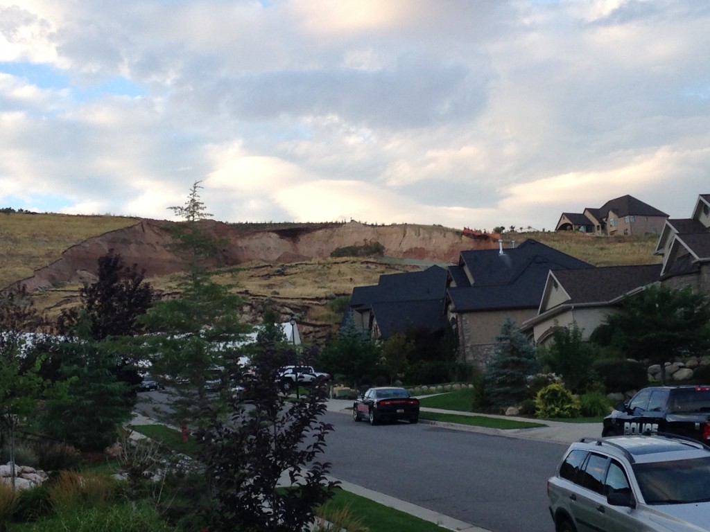 North Salt Lake landslide